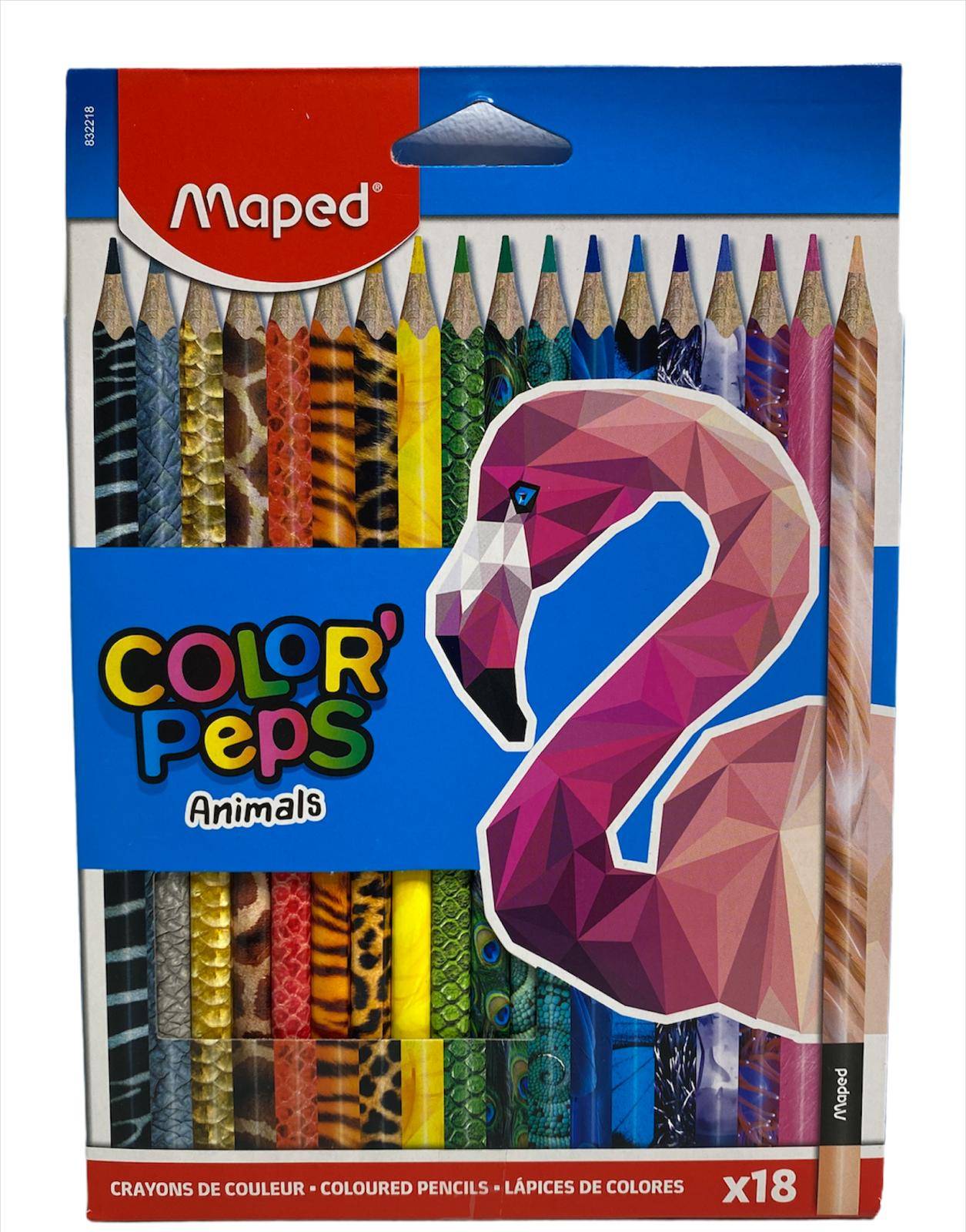 MAPED bojice Color Peps Animals 18 kom