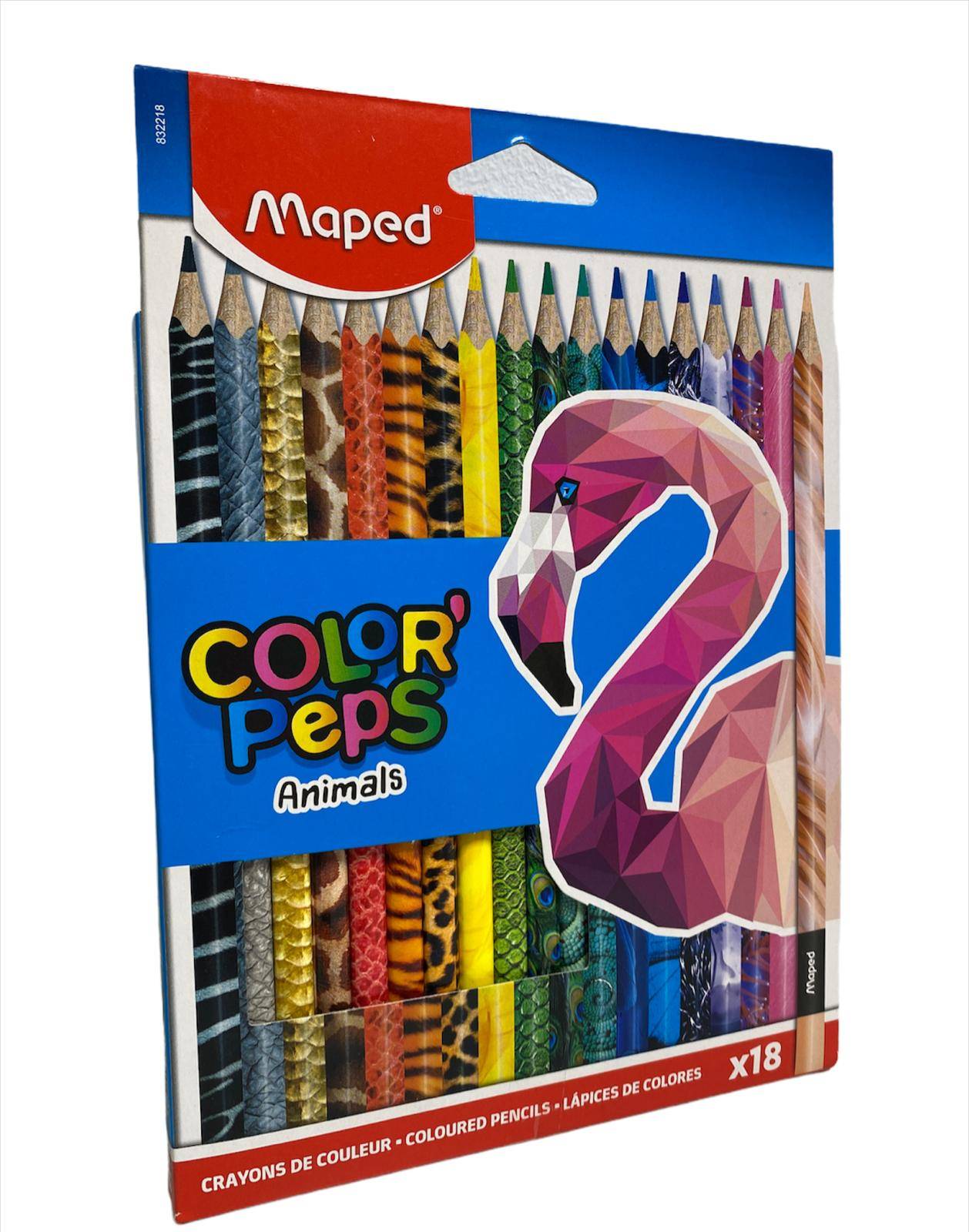 MAPED bojice Color Peps Animals 18 kom